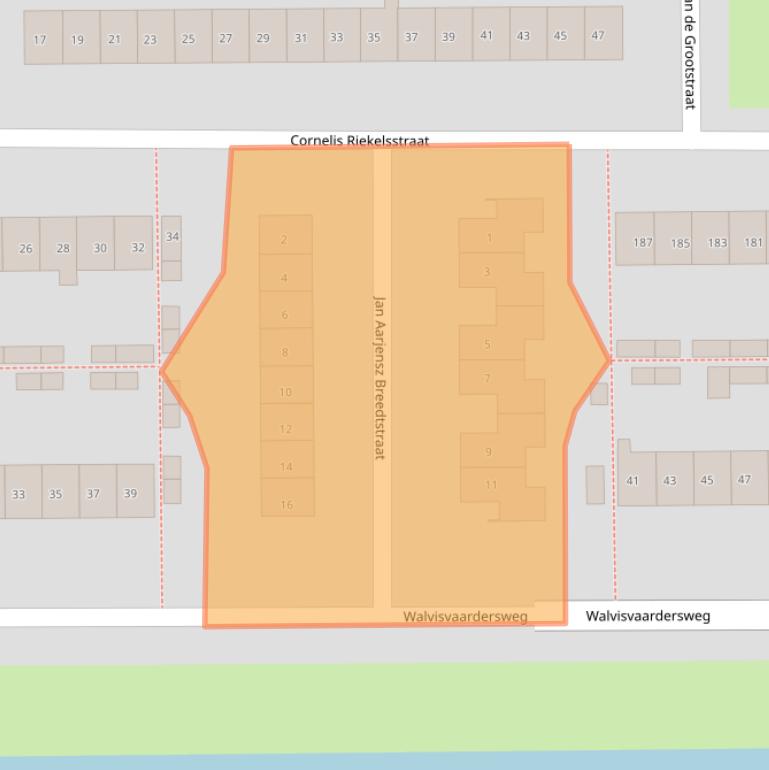 Kaart van postcodegebied 1785NP.