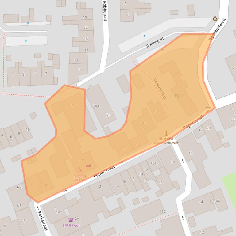 Kaart van postcodegebied 1794AH.