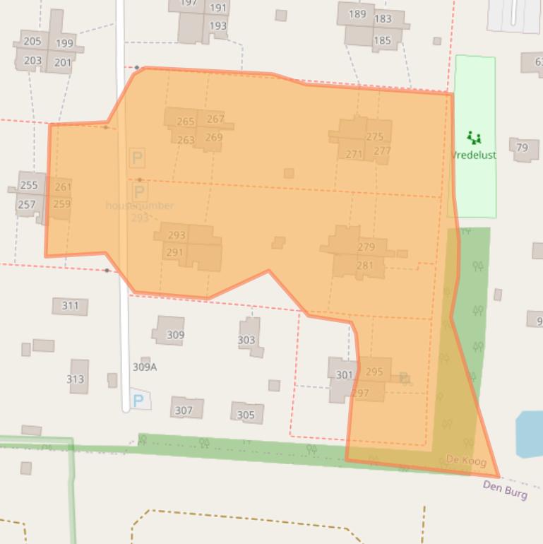 Kaart van postcodegebied 1796PH.