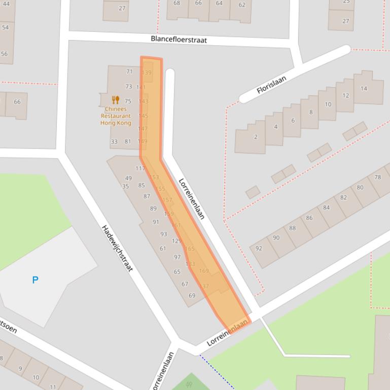 Kaart van postcodegebied 1813JK.