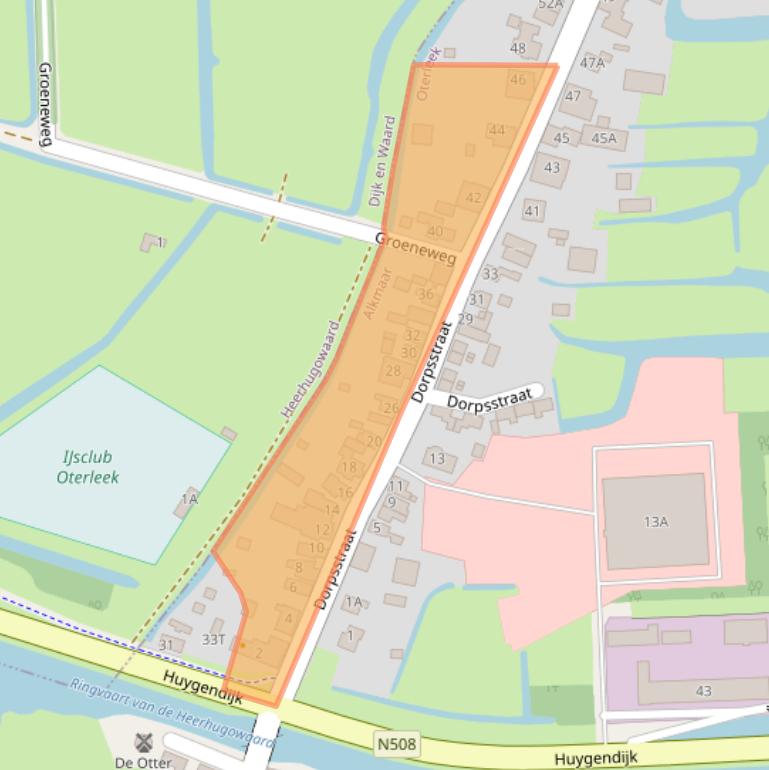 Kaart van postcodegebied 1842GV.