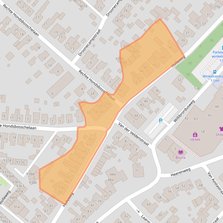 Kaart van postcodegebied 1851KD.