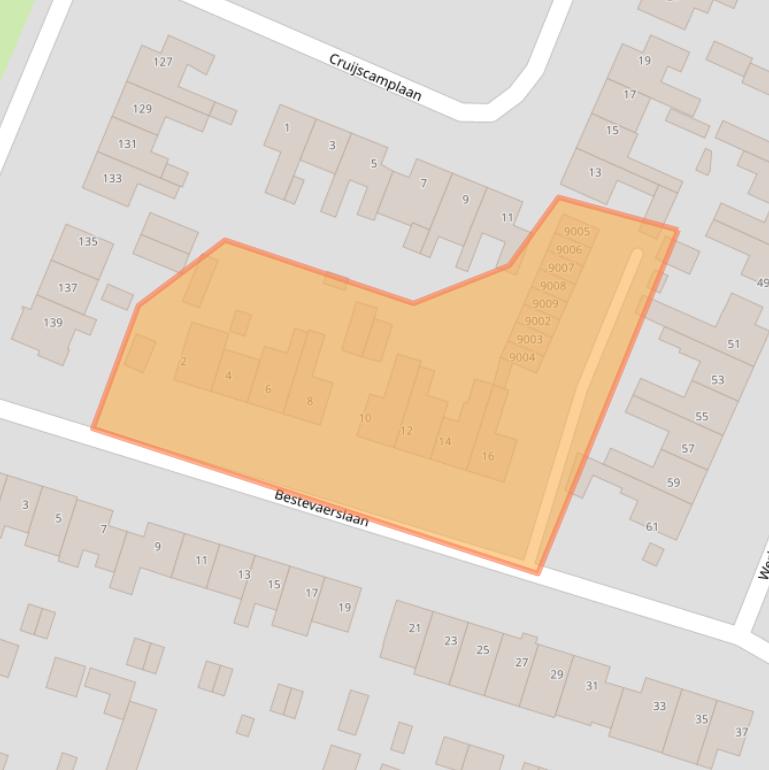 Kaart van postcodegebied 1851VL.