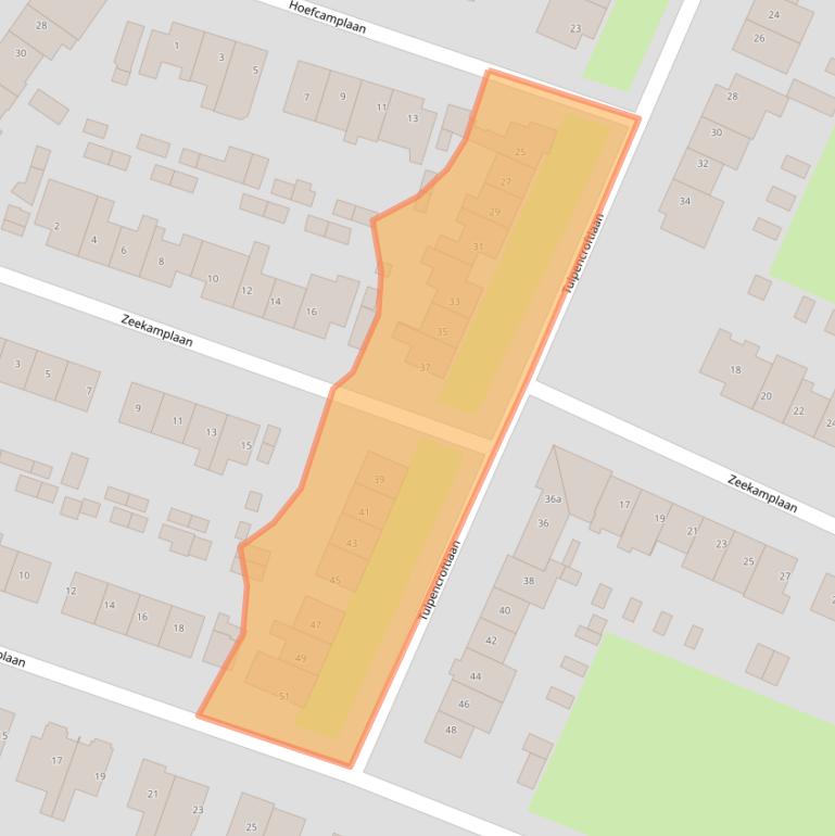 Kaart van postcodegebied 1851XM.