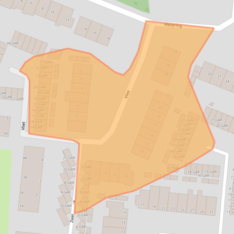 Kaart van postcodegebied 1862HX.