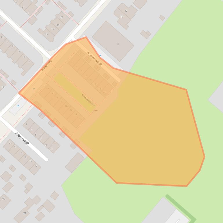 Kaart van postcodegebied 1871VR.