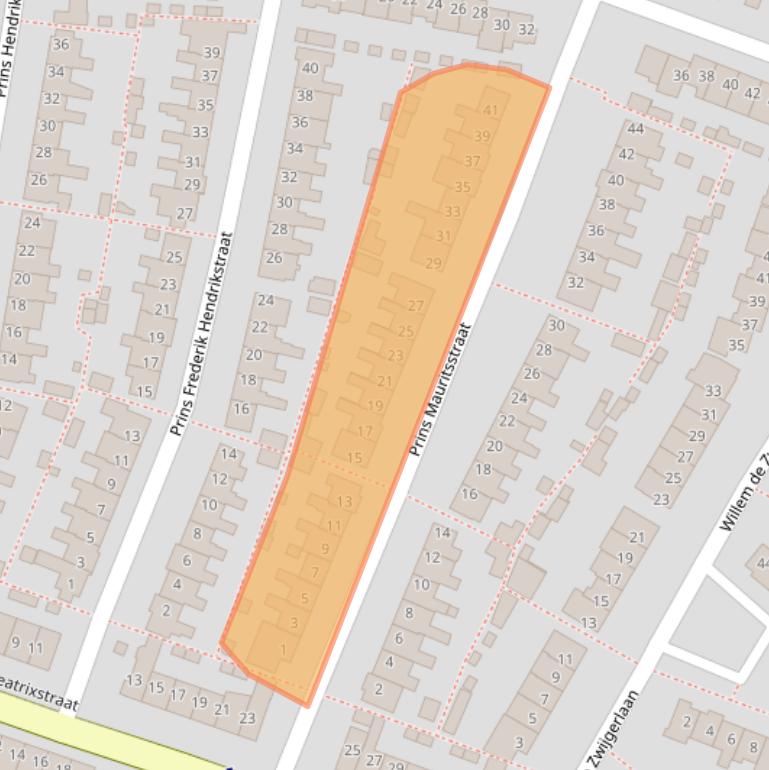 Kaart van postcodegebied 1901CL.