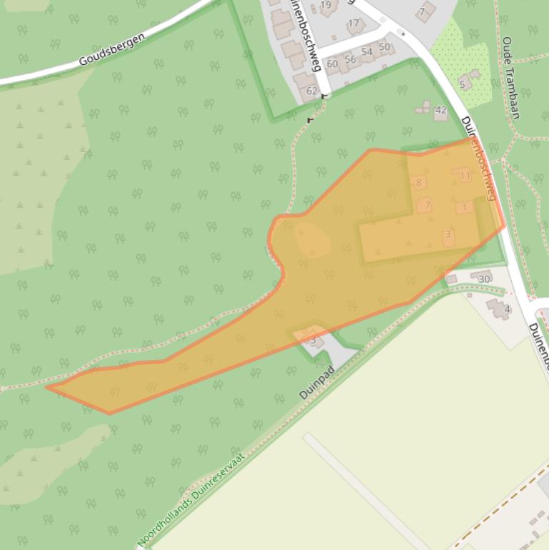 Kaart van postcodegebied 1901ZK.