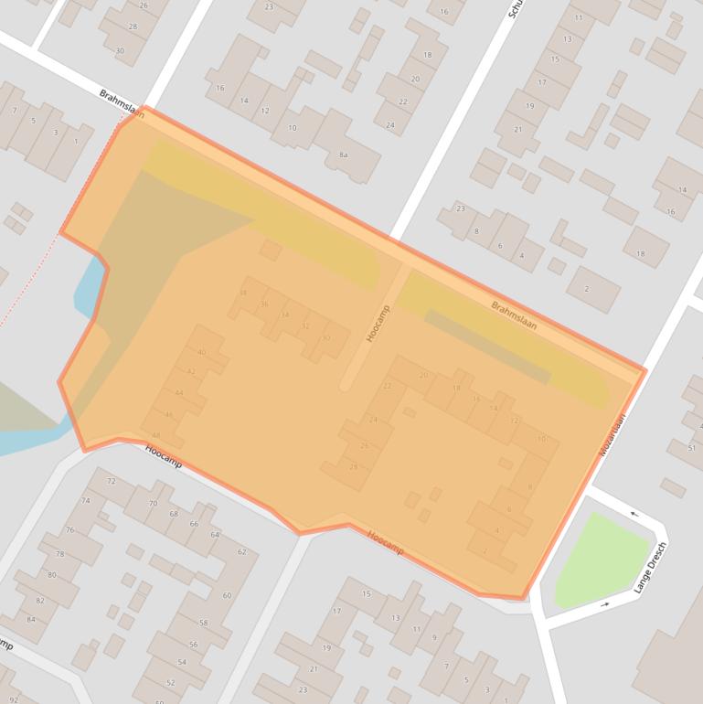 Kaart van postcodegebied 1921WD.