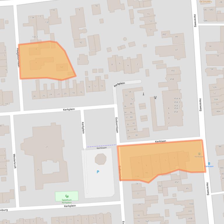 Kaart van postcodegebied 1935EV.