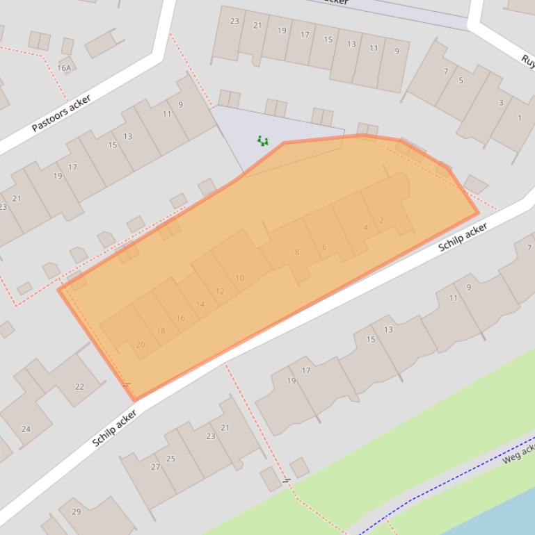 Kaart van postcodegebied 1965SG.