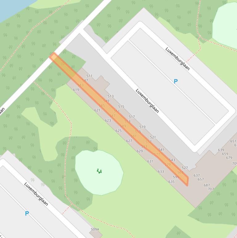 Kaart van postcodegebied 1966MK.