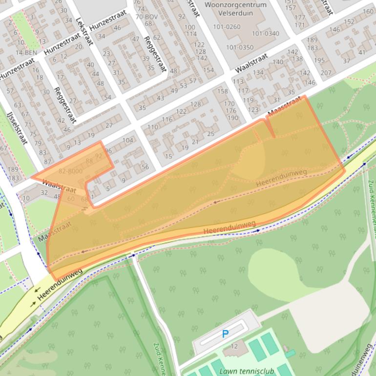 Kaart van postcodegebied 1972WT.