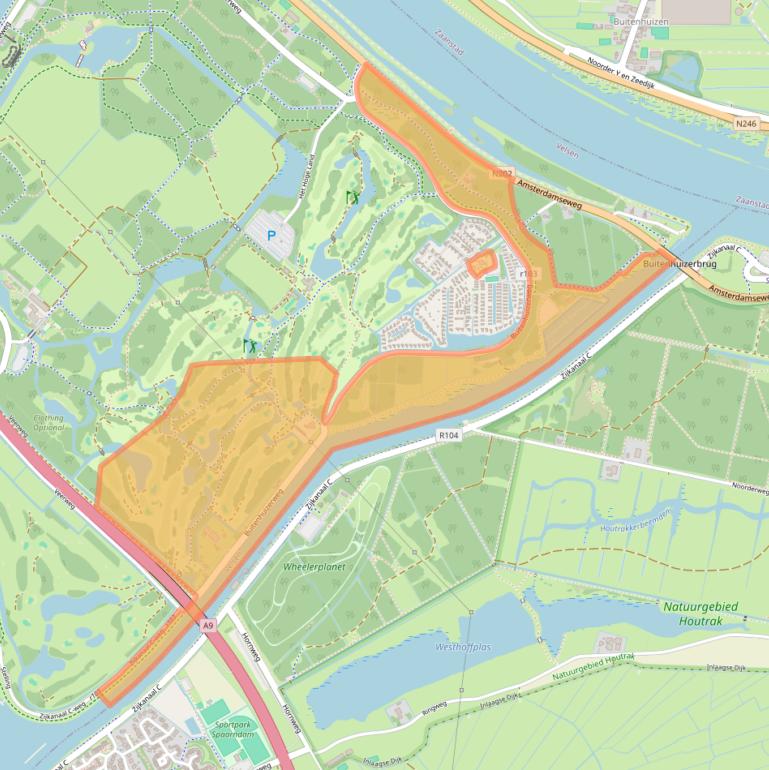 Kaart van postcodegebied 1981LK.