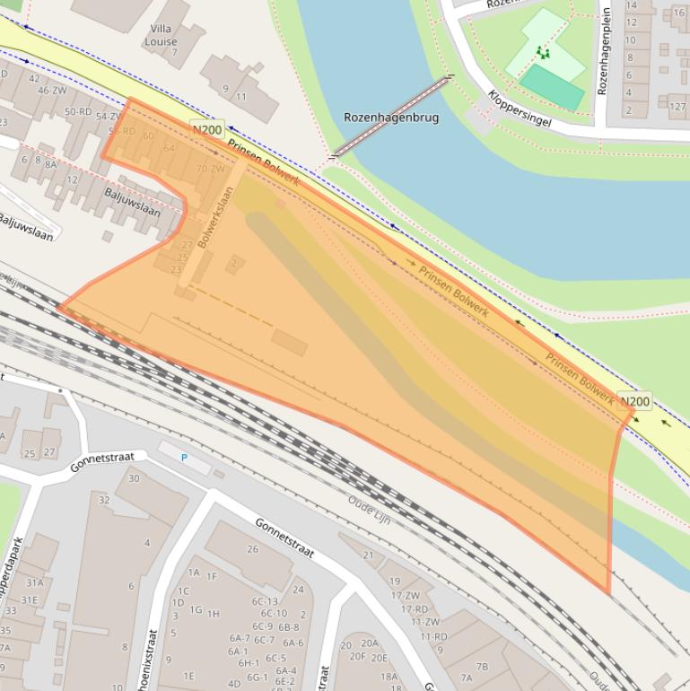 Kaart van postcodegebied 2011MD.