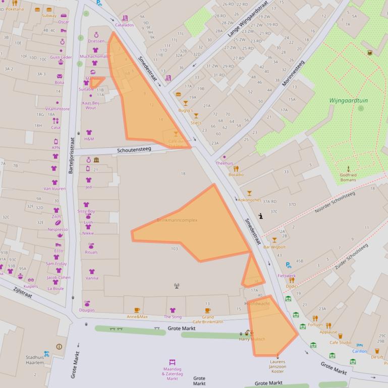 Kaart van postcodegebied 2011RG.