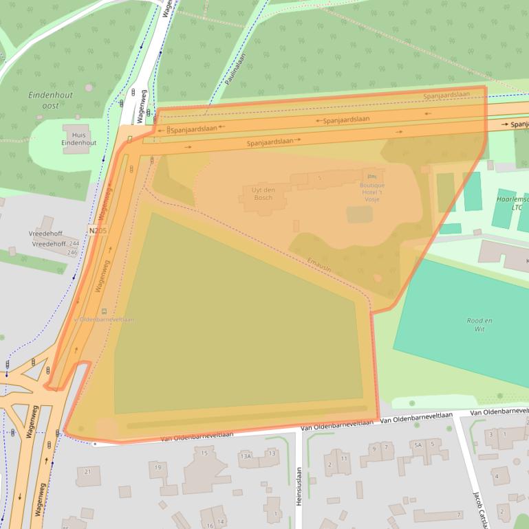 Kaart van postcodegebied 2012NR.