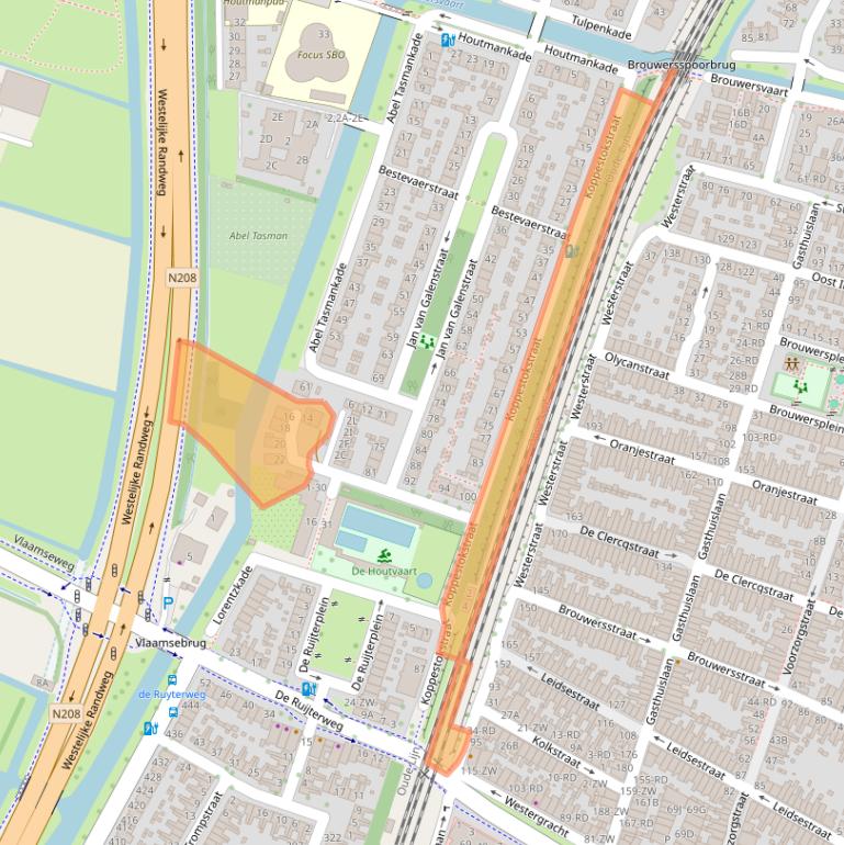 Kaart van postcodegebied 2014AP.