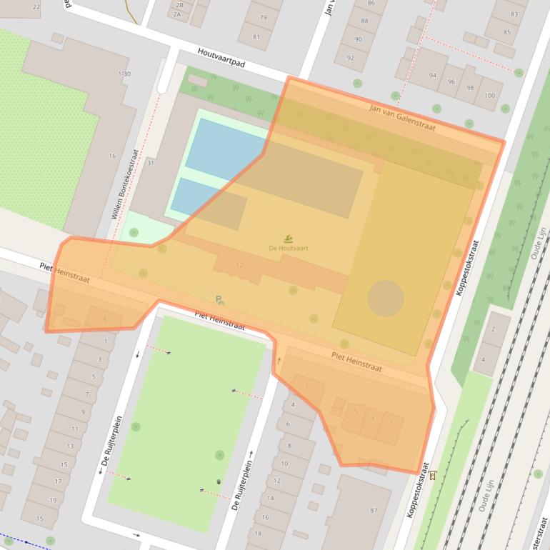 Kaart van postcodegebied 2014AR.