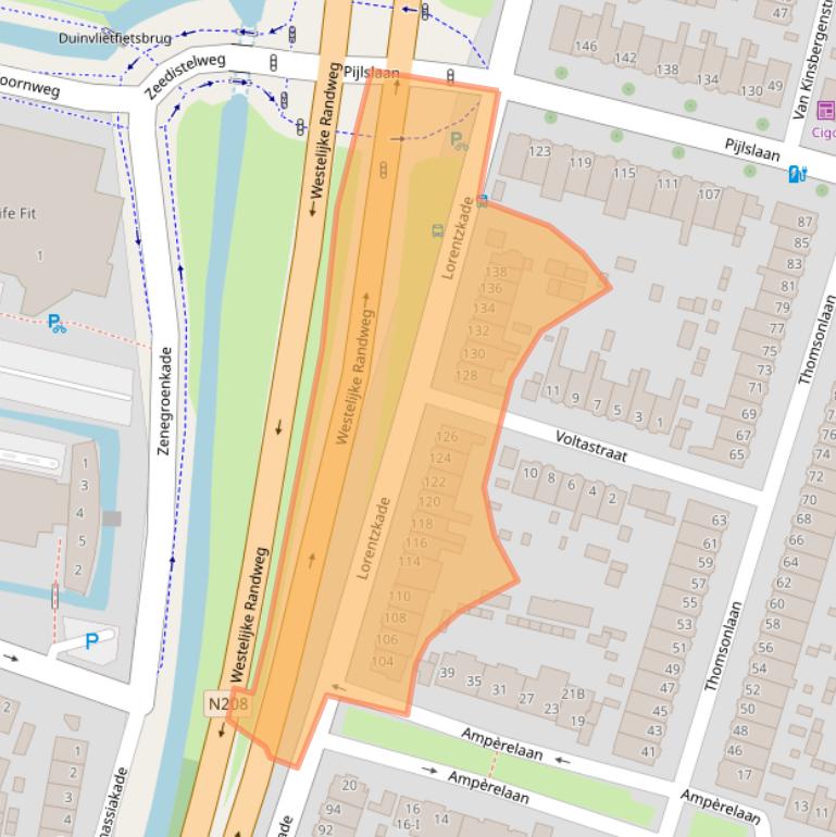 Kaart van postcodegebied 2014CC.