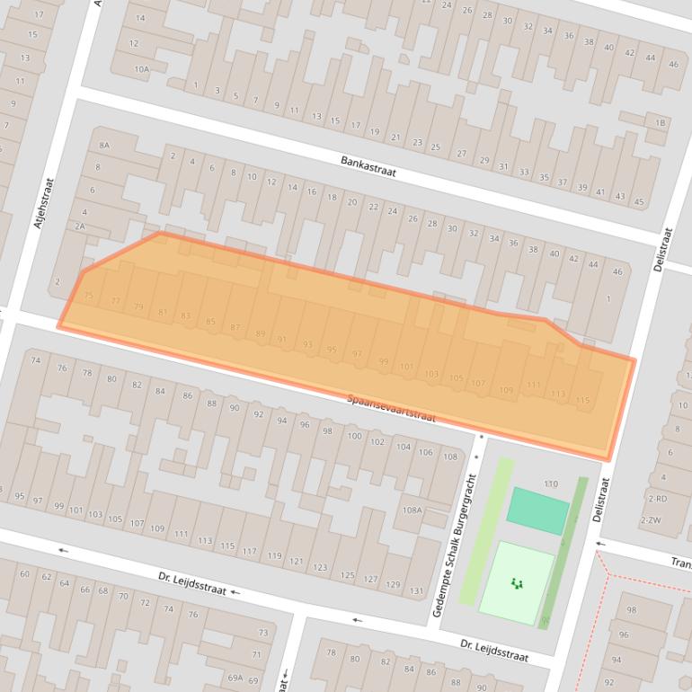 Kaart van postcodegebied 2022XC.