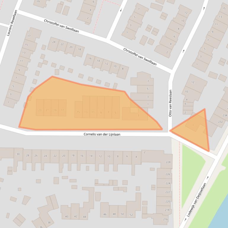 Kaart van postcodegebied 2024BA.