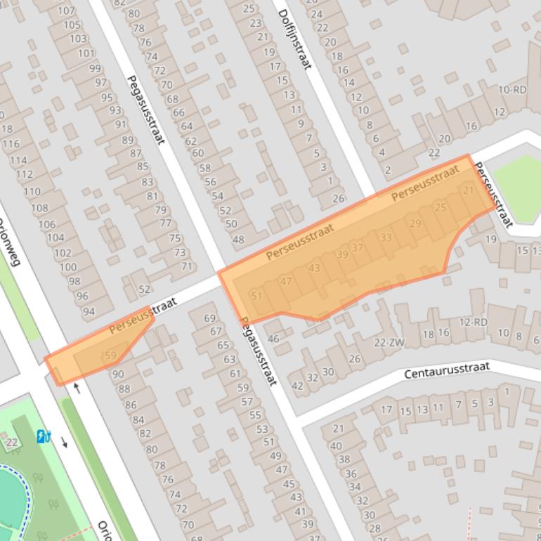 Kaart van postcodegebied 2024VX.