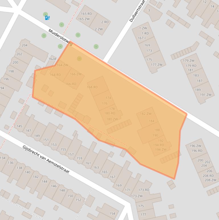 Kaart van postcodegebied 2026AV.