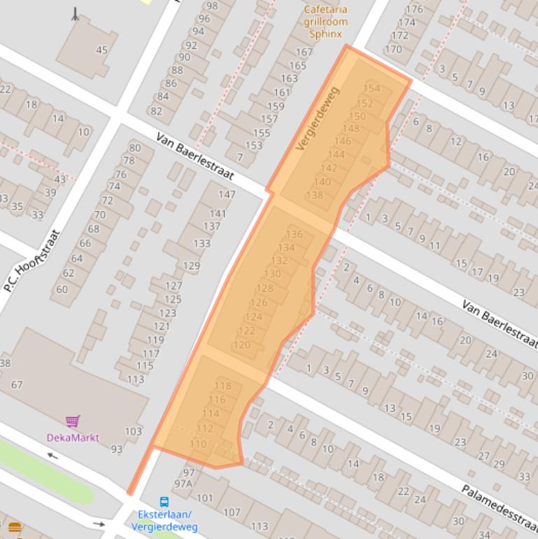 Kaart van postcodegebied 2026ZG.