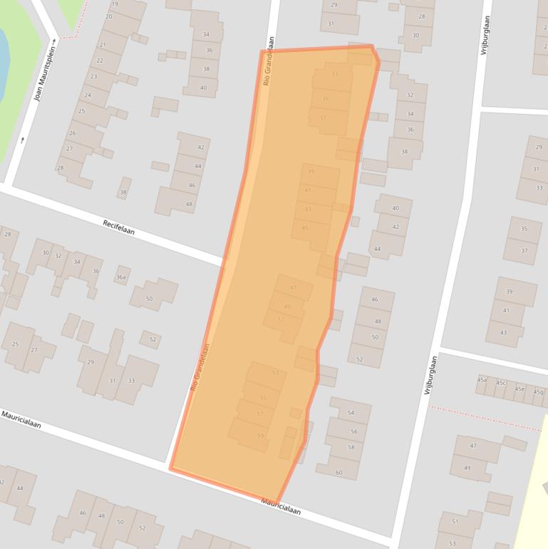Kaart van postcodegebied 2051LK.