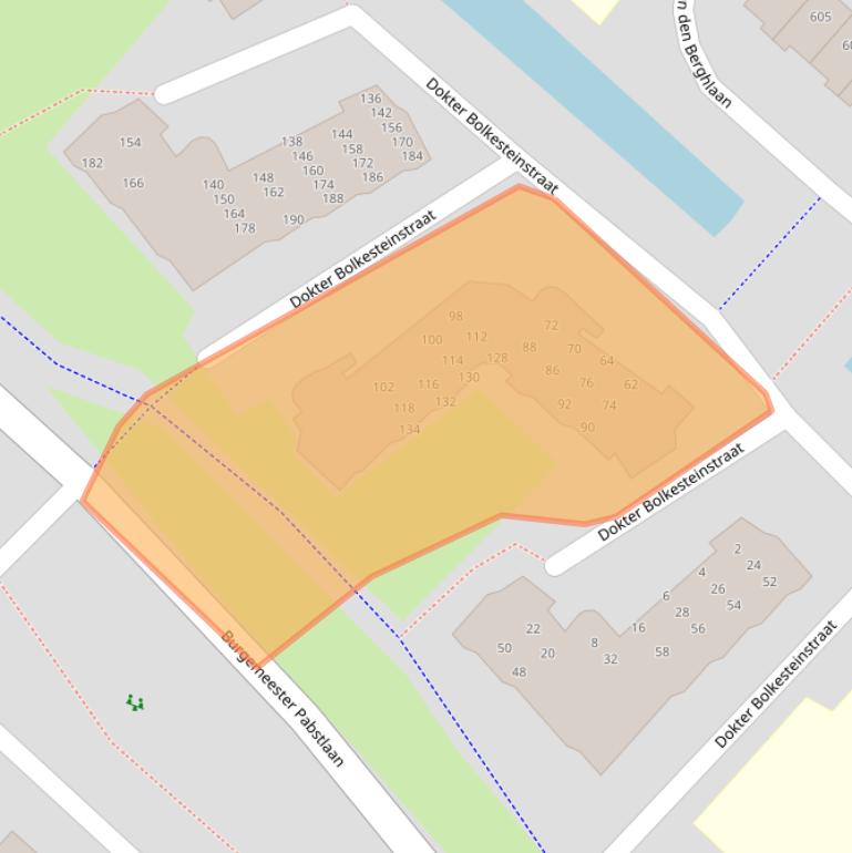 Kaart van postcodegebied 2132JV.