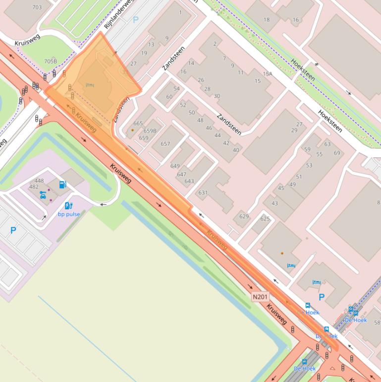 Kaart van postcodegebied 2132NN.