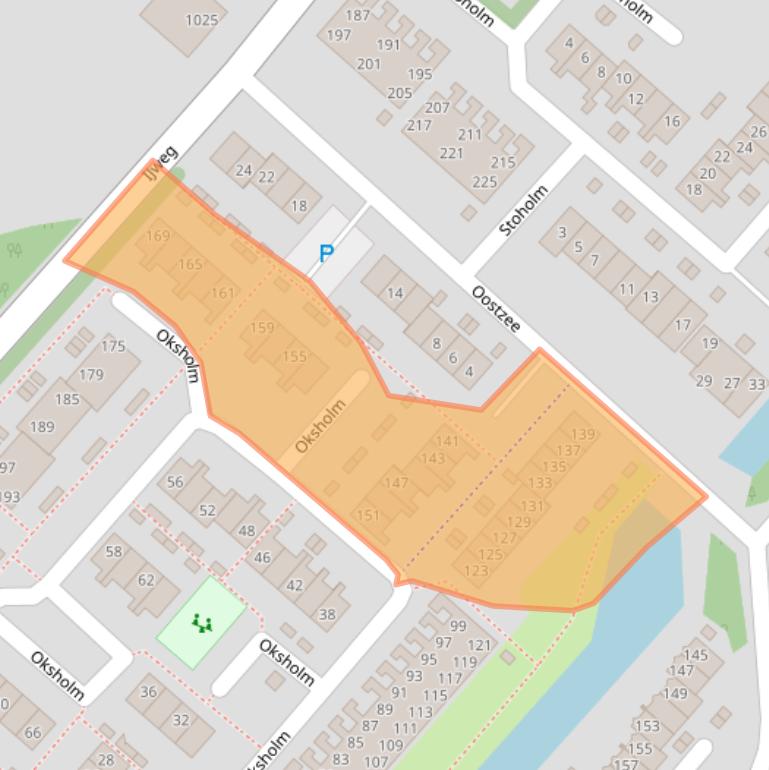 Kaart van postcodegebied 2133KS.