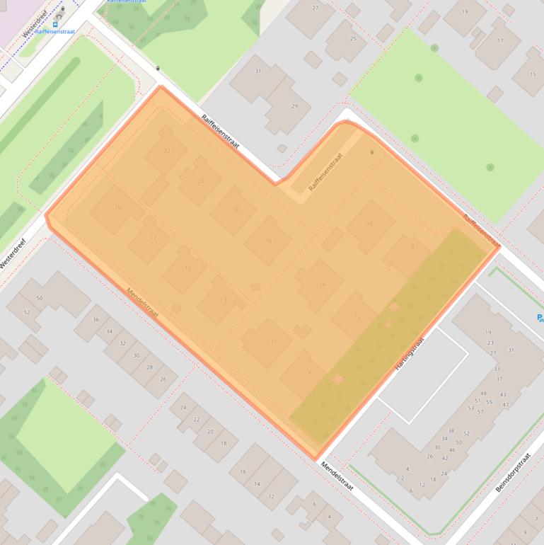 Kaart van postcodegebied 2152CH.