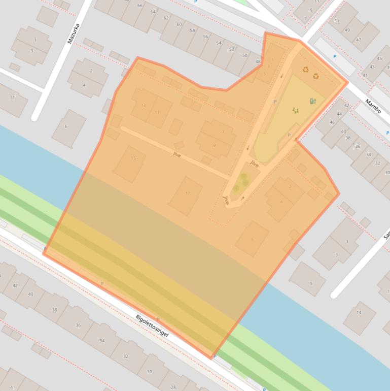 Kaart van postcodegebied 2152SN.