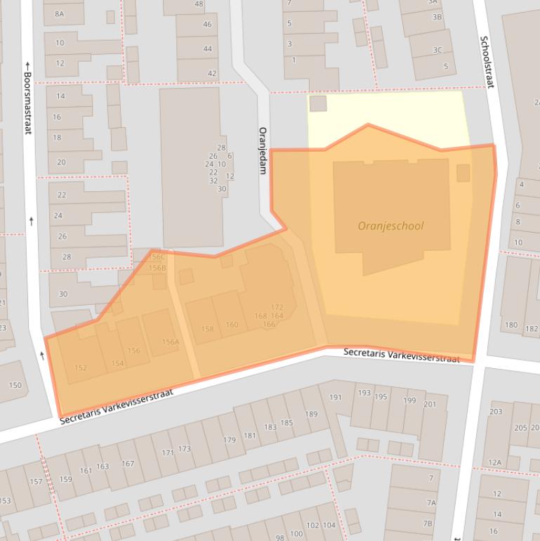 Kaart van postcodegebied 2225LJ.