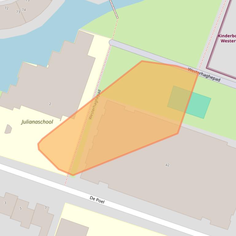 Kaart van postcodegebied 2231WW.