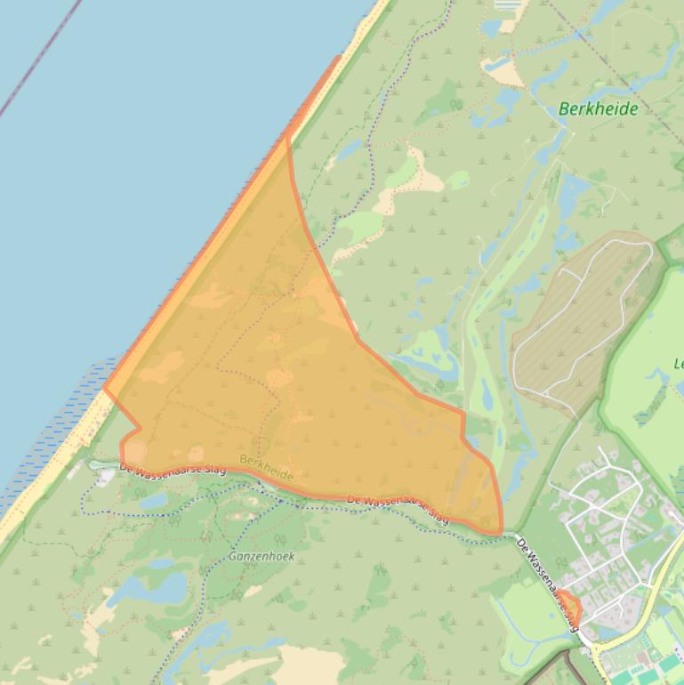 Kaart van postcodegebied 2242PJ.