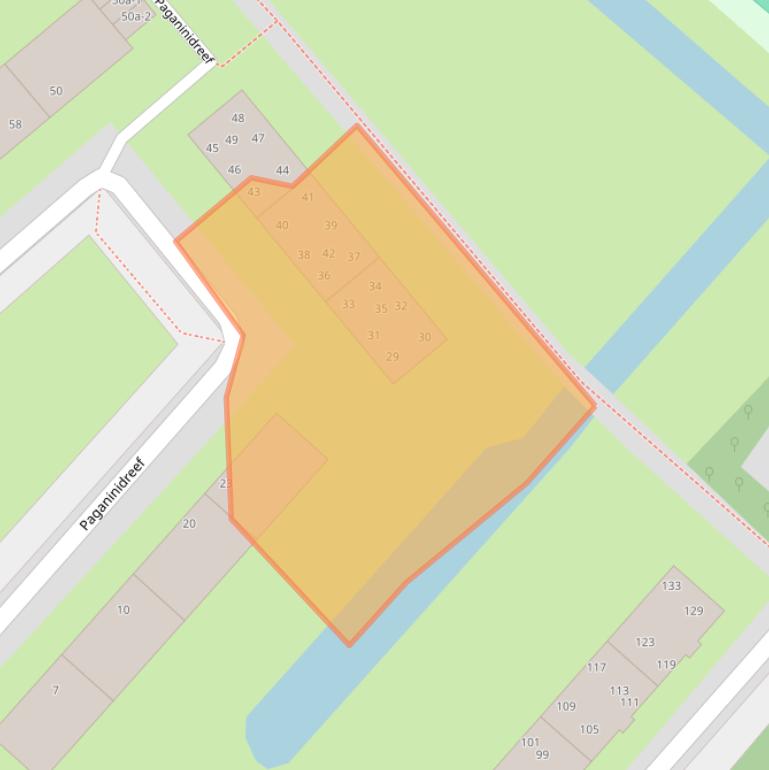 Kaart van postcodegebied 2253SH.