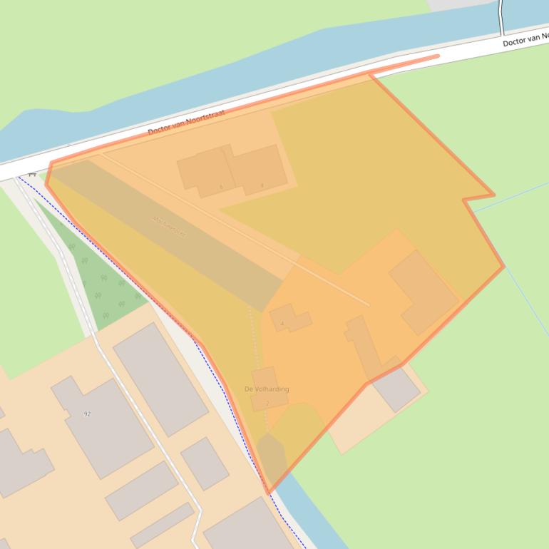 Kaart van postcodegebied 2266GW.