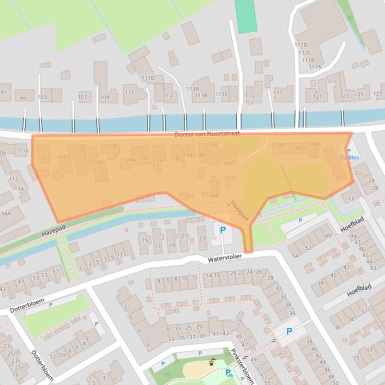 Kaart van postcodegebied 2266HB.