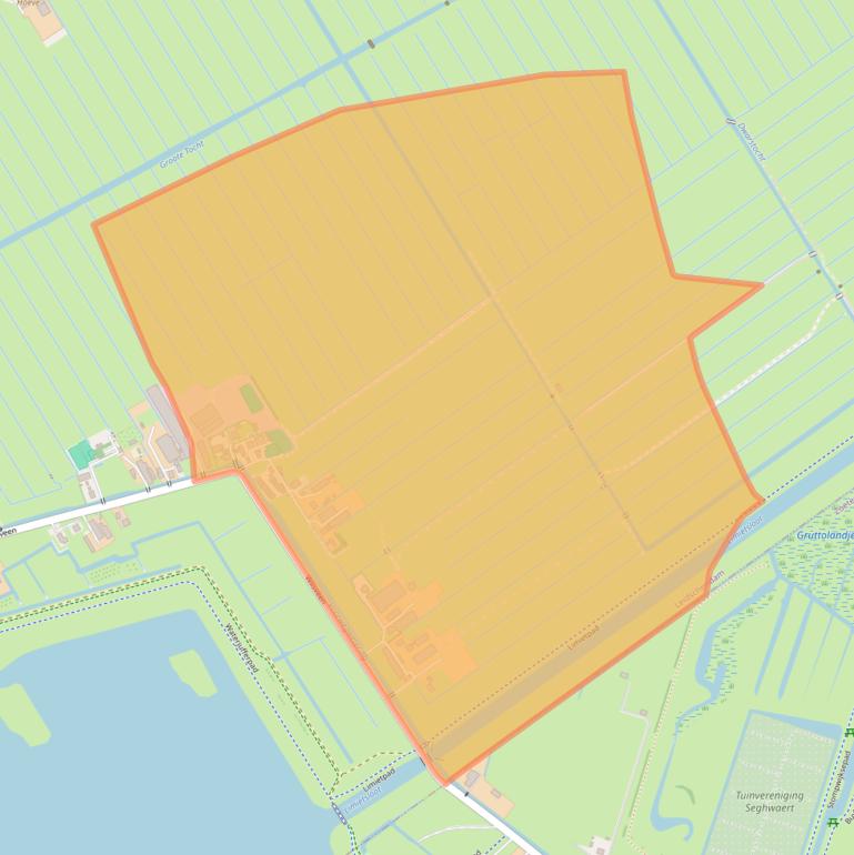 Kaart van postcodegebied 2266LP.