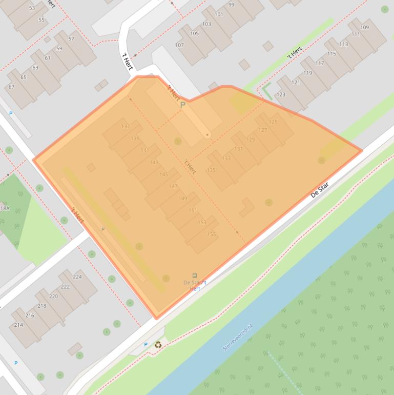 Kaart van postcodegebied 2266NE.