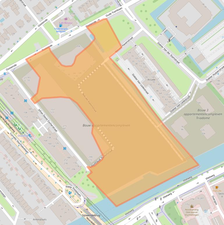 Kaart van postcodegebied 2272KA.