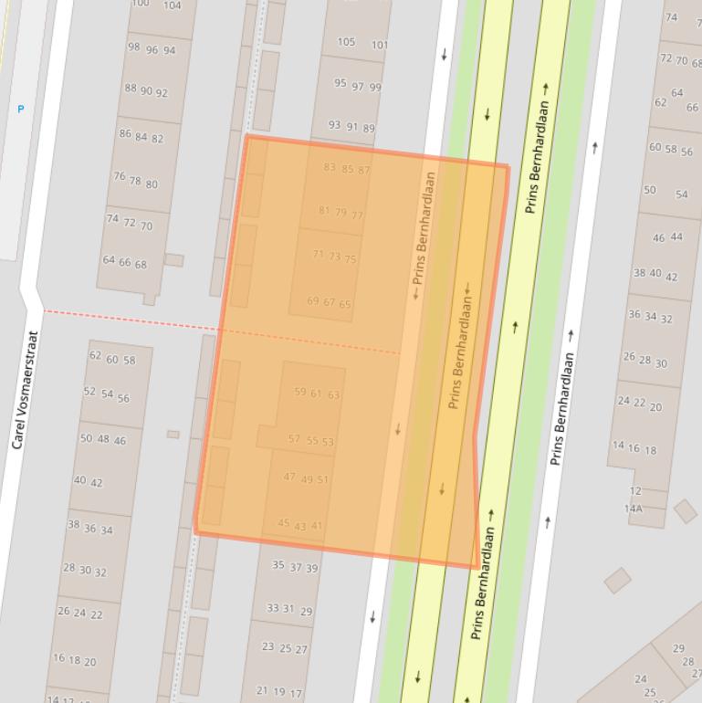 Kaart van postcodegebied 2274HV.