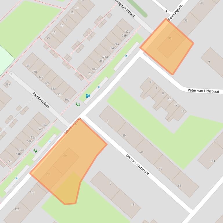 Kaart van postcodegebied 2283JR.