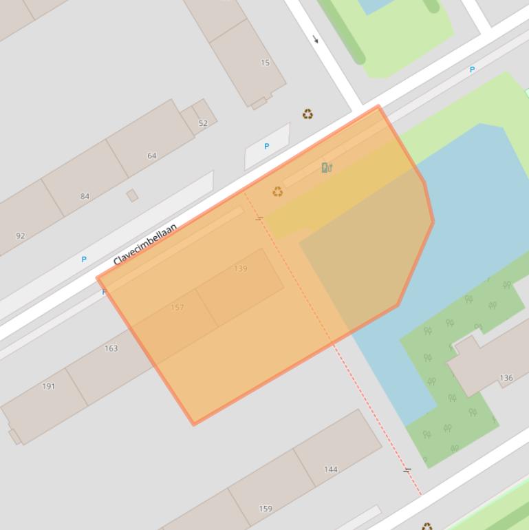 Kaart van postcodegebied 2287VE.