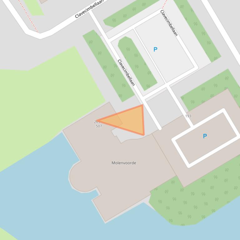 Kaart van postcodegebied 2287VT.