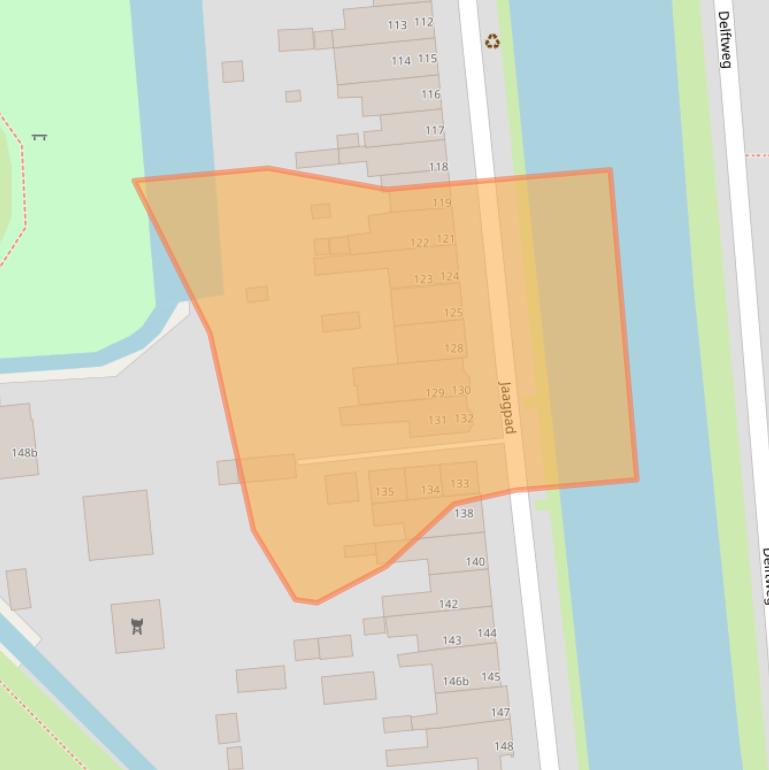 Kaart van postcodegebied 2288CM.