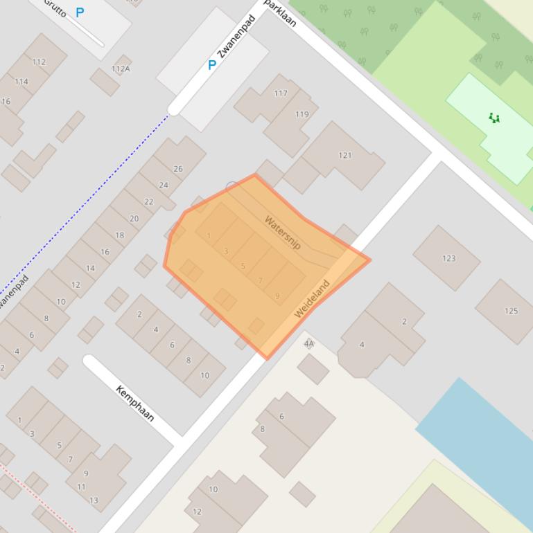 Kaart van postcodegebied 2295PB.